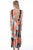 Scully Womens Coral Rayon Tie-Dye L/S Dress