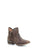 Circle G Urban Ladies Brown Cowhide Leather Shortie Boots
