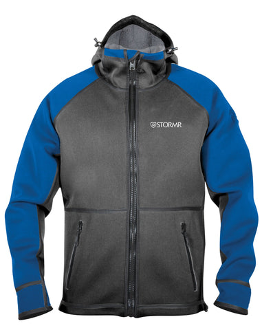 Stormr Mens Blue/Smoke Neoprene Core Typhoon Jacket