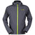 Stormr Mens Nano Shell Jacket Grey/Green Polyester 20K WP Breathable
