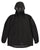 Berne Mens Black 100% Nylon Coastline Waterproof Rain Jacket XL TALL