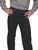 Scully RangeWear Mens Black 100% Cotton Notched Button Fly Canvas Pant