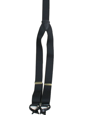 Scully Rangewear Black Poly-Elastic Adjustable Y-Back Suspenders