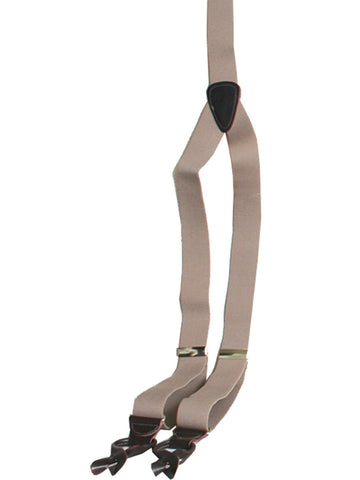 Scully Rangewear Tan Poly-Elastic Adjustable Y-Back Suspenders