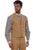 Scully Mens Wheat 100% Cotton Vintage Lapels Vest