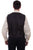 Scully Mens Red Polyester Paisley Lapel Vest