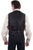 Scully Mens Brown Polyester Paisley No Lapel Vest