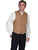 Scully RangeWear Mens Brown 100% Cotton Work Western Canvas Vest