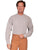 Scully Rangewear Mens Light Grey 100% Cotton L/S Big Townfolk Western Shirt