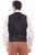 Scully Mens Emerald Polyester Wide Lapel DB Vest