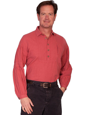 Scully Rangewear Mens Cayenne 100% Cotton L/S Dealer Western Bib Shirt
