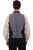 Scully Mens Blue Cotton Blend 4 Pkt Vest