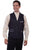 Scully Mens Blue Cotton Blend 4 Pkt Vest