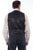 Scully Mens Grey Polyester Mini Herringbone Vest