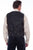 Scully Mens Chocolate Polyester Distinguished Vest