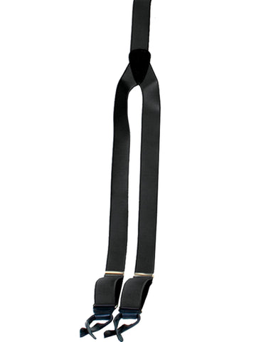 Scully Womens Black Elastic Leather Suspenders