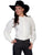Scully RangeWear Womens Ivory 100% Cotton Western L/S Ranch Style Blouse