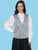 Scully Rangewear Womens Taupe Polyester Rose Vine Delicate Lapel Vest