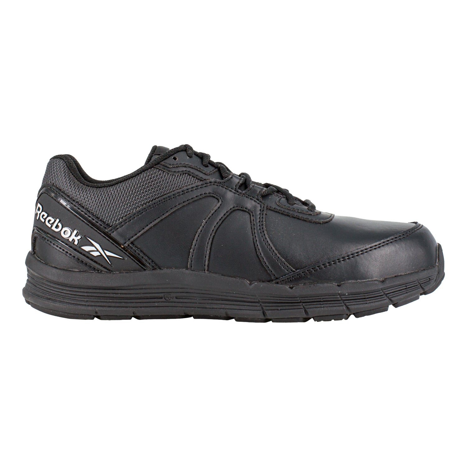 Reebok Work Guide Work Steel Toe 6.5 Men s Black Shoe