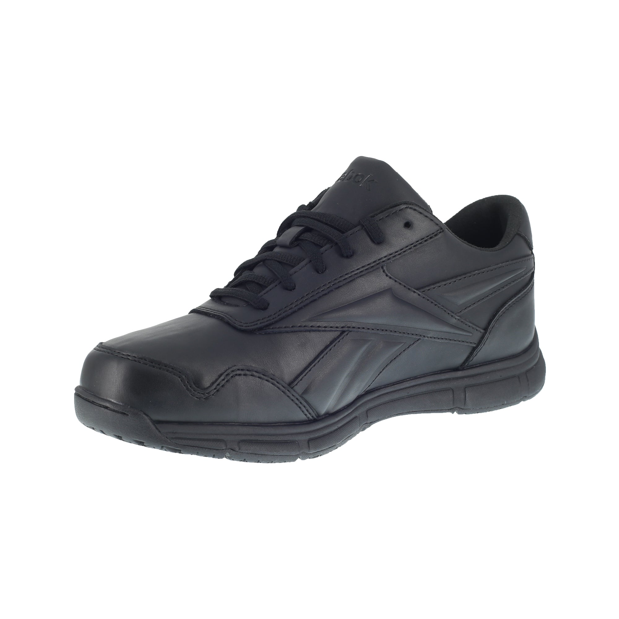 Reebok black synthetic leather sport shoes Clearance
