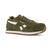 Reebok Mens Olive Leather Work Shoes Harman Classic Sneaker CT