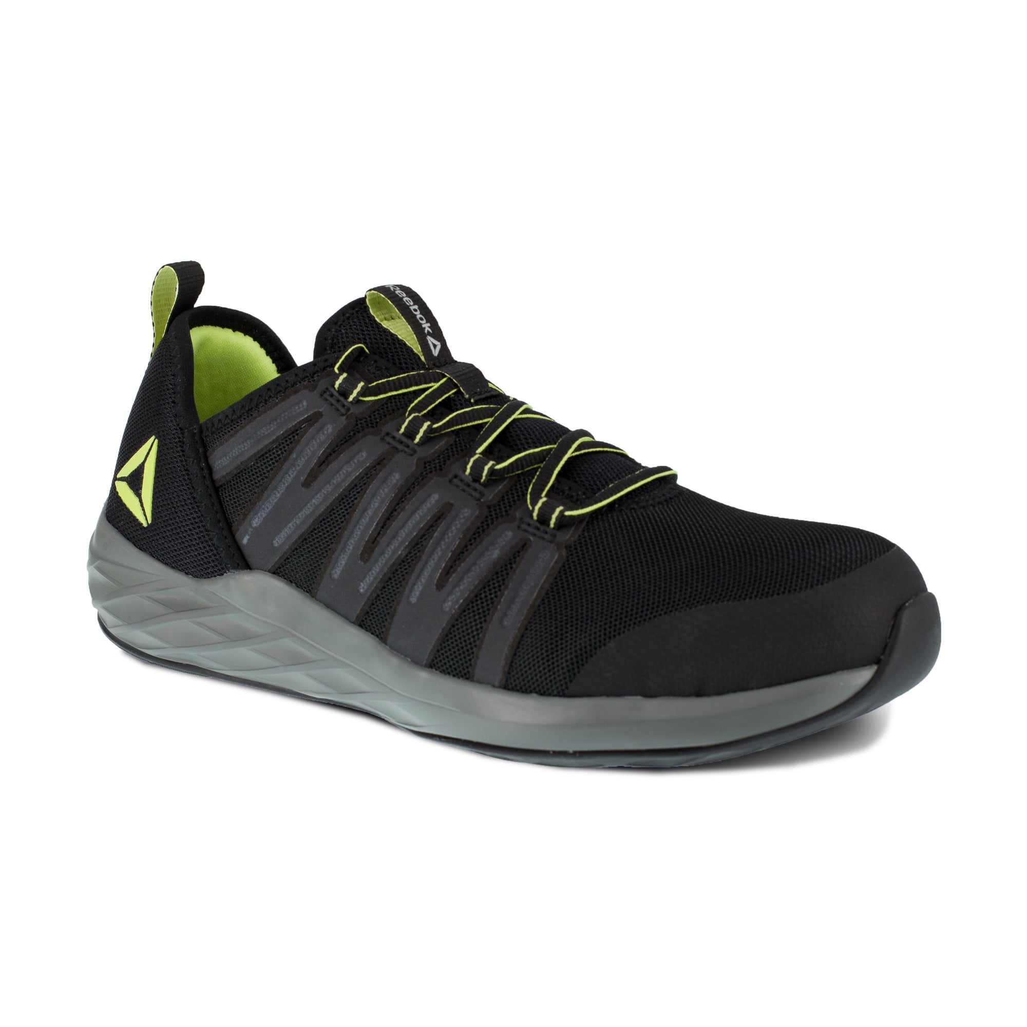 Reebok Astroride Work Steel Toe Men s Black Neon Green