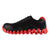 Reebok Mens Black/Red Mesh Work Shoes Zig Pulse Athletic CT