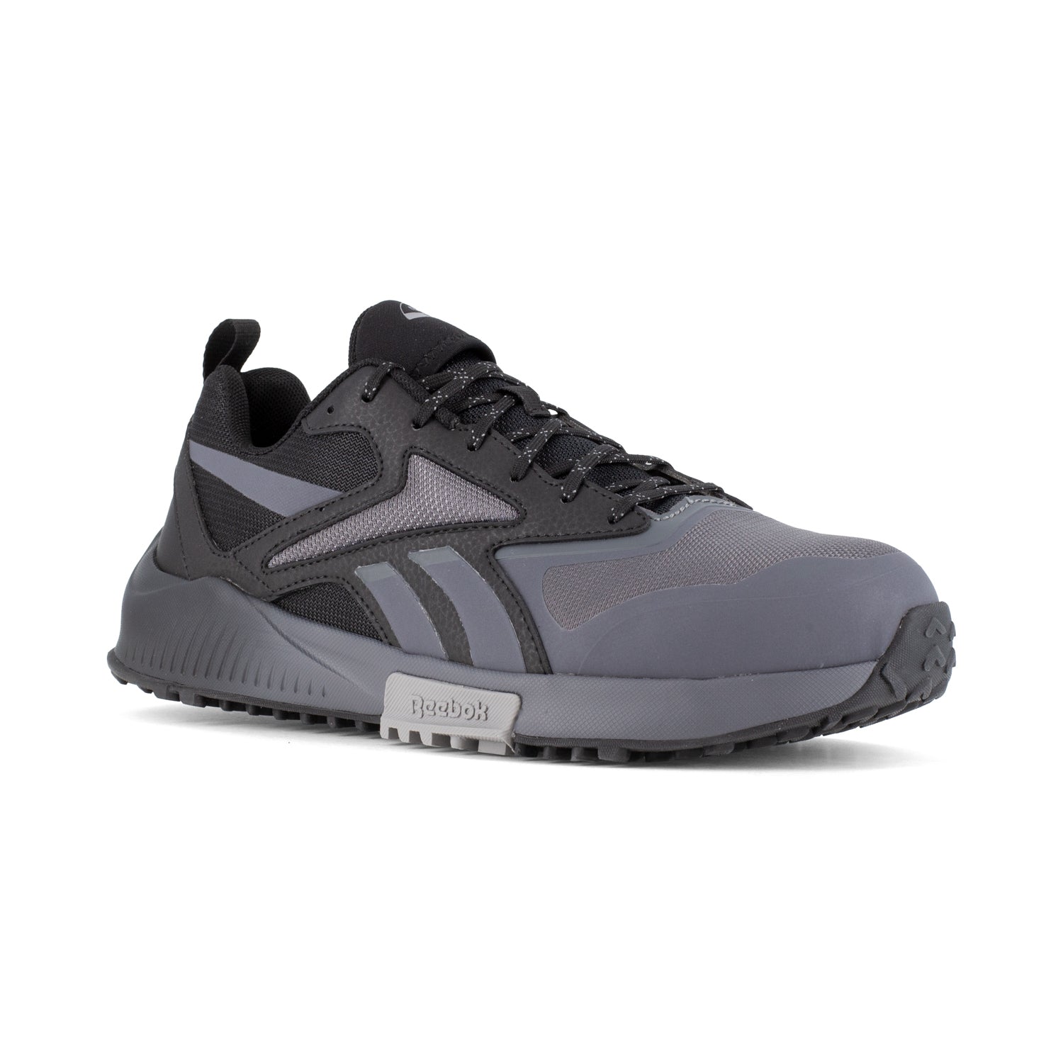 Reebok black cheap mesh shoes