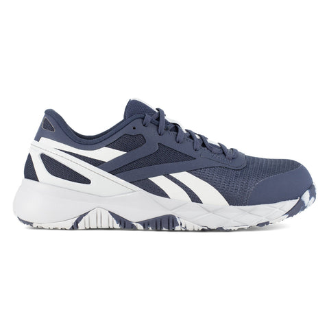 Reebok Mens Nanoflex TR Navy/Light Grey Mesh CT SD Athletic Work Shoes