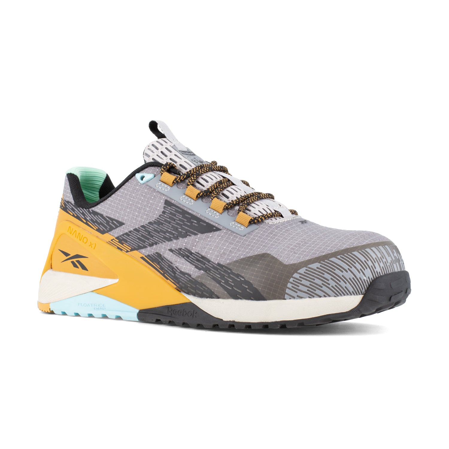 Reebok Mens Nano X1 Adventure Silver Clay Mesh CT Athletic Work Shoes The Western Company