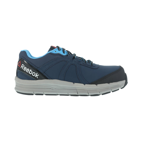 Reebok Womens Blue Leather Work Shoes ST Oxford Guide