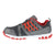 Reebok Mens Grey/Red Leather Work Shoes Sublite Oxford ST