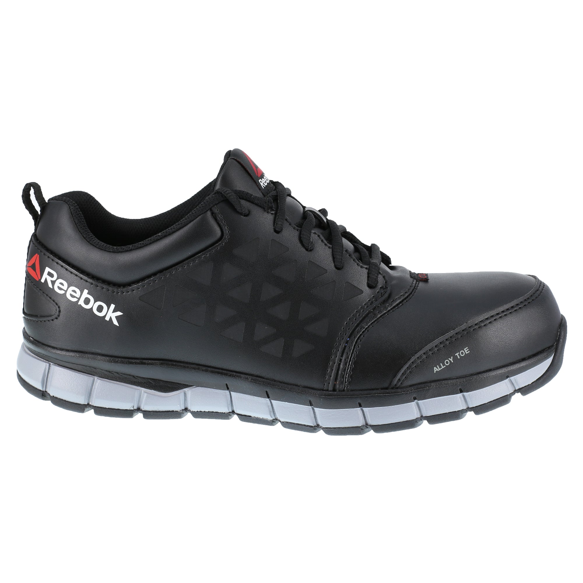 Reebok Work Sublite Cushion Work Alloy Toe 13 Men s Black Shoe