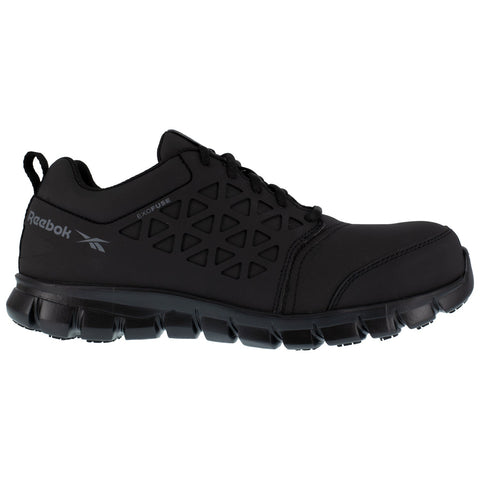 Reebok Mens Black Textile Oxfords Sublite Cushion Work CT Shoes