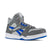 Reebok Mens Grey/Cobalt Blue Leather Work Boots High Top Sneaker CT