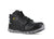 Reebok Mens Black Leather Work Boots Athletic Mid Cut AT Met Guard