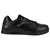 Reebok Mens Black Leather Work Shoes Low Cut Sneaker CT