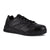 Reebok Mens Black Leather Work Shoes Low Cut Sneaker CT