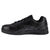 Reebok Mens Black Leather Work Shoes Low Cut Sneaker CT