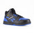 Reebok Mens Black/Blue Leather Work Boots High Top Sneaker Int Met Guard