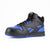 Reebok Mens Black/Blue Leather Work Boots High Top Sneaker Int Met Guard