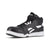 Reebok Mens Black/White Leather CT High Top Sneaker Work Shoes