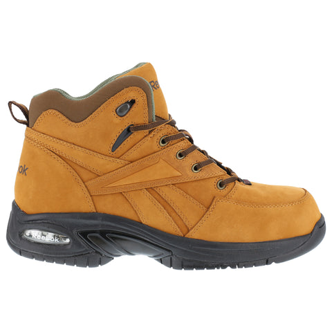 Reebok Mens Golden Tan Leather Hiker Boots Tyak Composite Toe