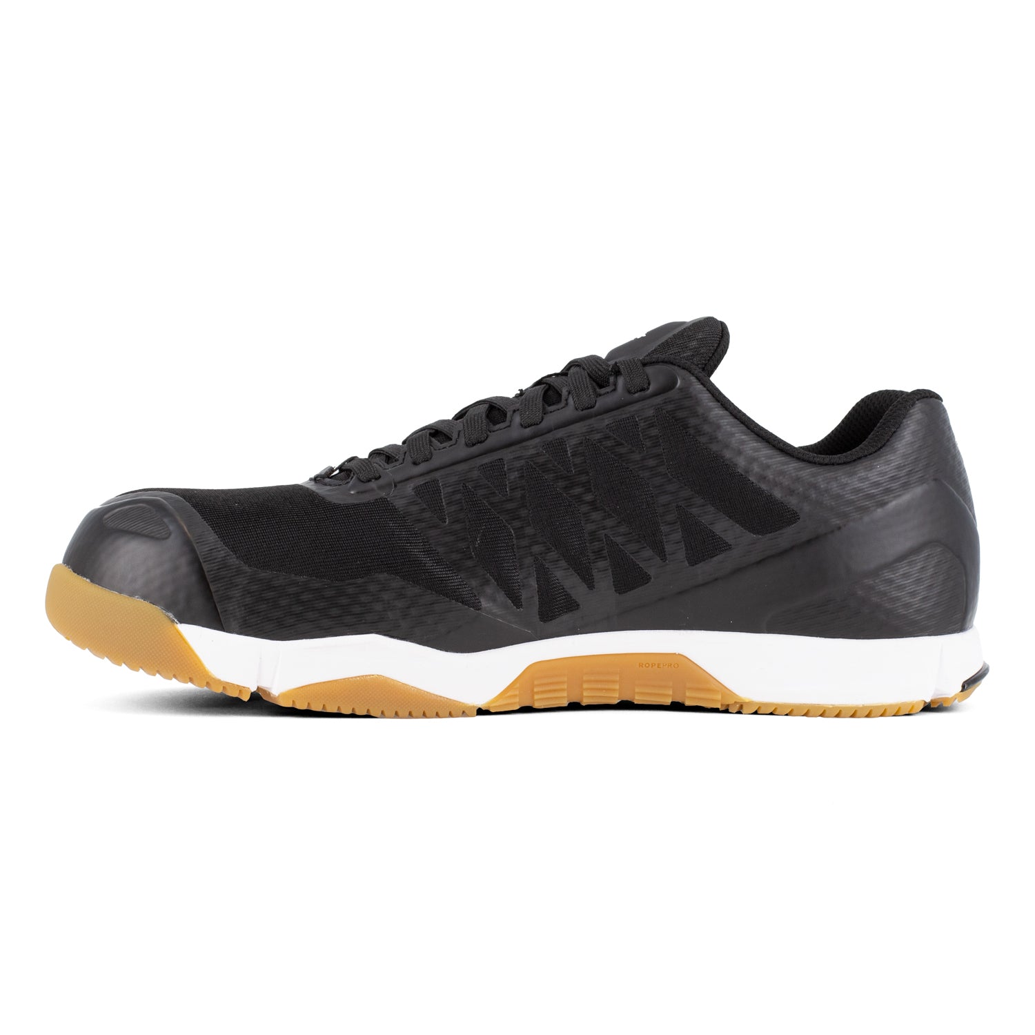 Reebok Mens Black Gum Mesh Work Shoes Speed TR Athletic CT The