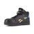 Reebok Womens Holographic Black Leather CT High Top Sneaker Work Shoes