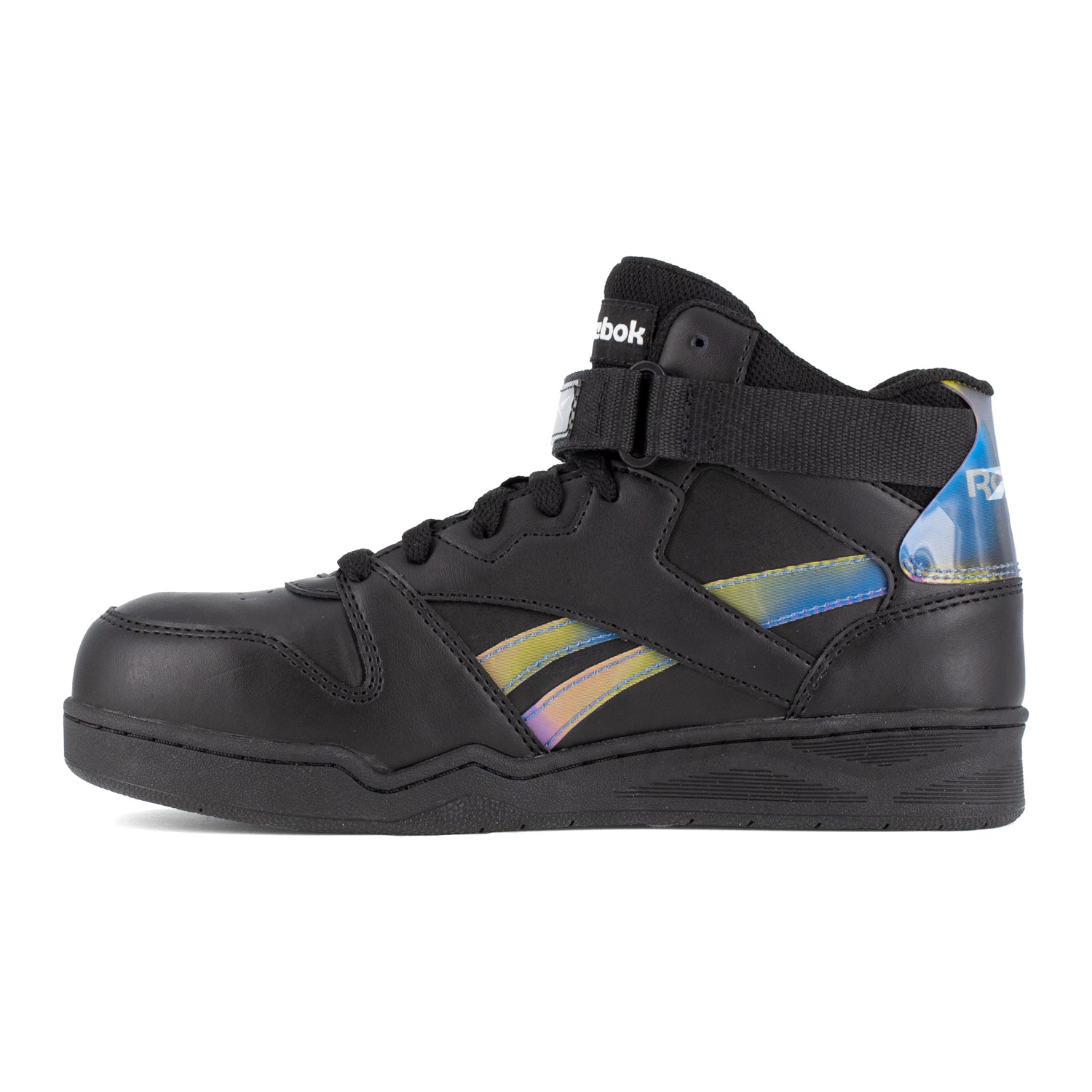 Reebok Womens Holographic Black CT High Top Sneaker Work Shoes – The Western