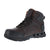 Reebok Mens Brown Leather Work Boots Athletic 6in Zigkick Comp Toe