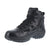 Reebok Mens Black Leather Work Boots Rapid Response Zip 6in