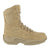 Reebok Womens Desert Tan Suede Tactical Boots Rapid Response RB Side Zip