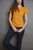 Kimes Ranch Womens Replay Foil Tee T-Shirt Orange Cotton Blend S/S